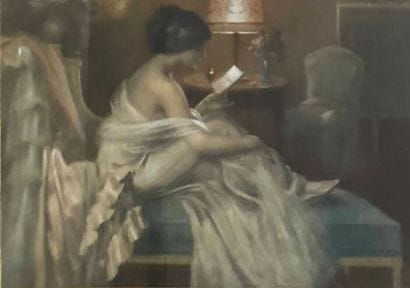 ENJOLRAS Delphin, d'après 
La chambre 
Reproduction...