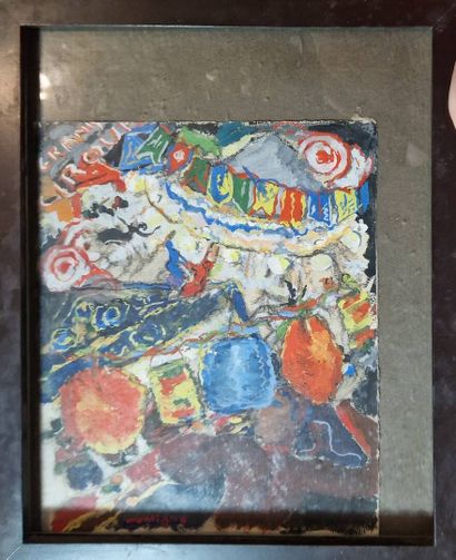 MONTIGNY (XX)
Grand cirque,
gouache sur papier,...