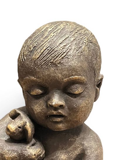TAMARA - XXI - XX
Enfant endormi au nounours
Sculpture...