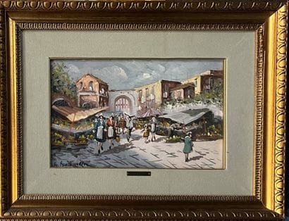 RONDINELLA A. (XX)
Le marché,
huile sur toile,...