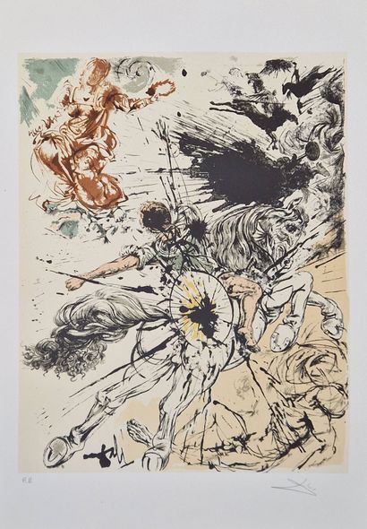 DALI Salvador, d'après 
L'apparition de Dulcinée,...