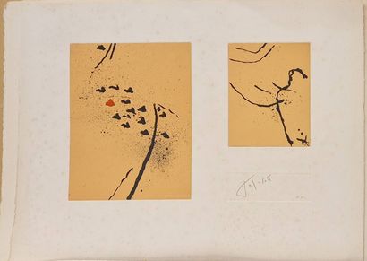 TAL-COAT Pierre (1905-1985)
Traces, 1968
Eau...
