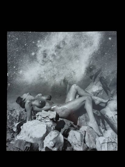 André DE DIENES (1913-1985). Photomontage:...