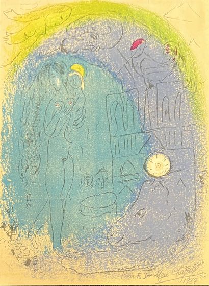 CHAGALL Marc (1887-1985)
Vision de Paris...