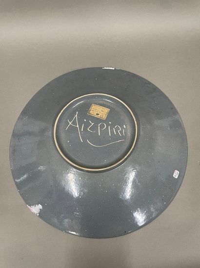 Paul AIZPIRI, né en 1919,
La frégate
Plat...