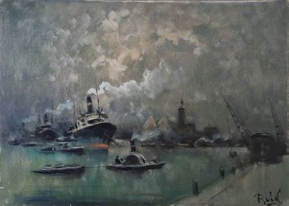 MODERN SCHOOL,
Cruise ships and tugs in view...