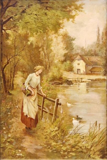 PIVOT Louis (XIX-XX)
l'été, 1907
Huile sur...