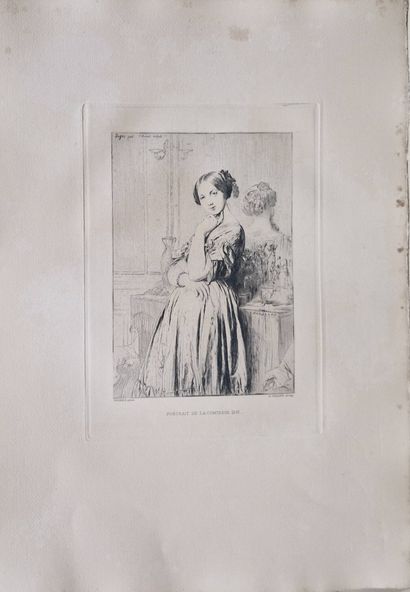 INGRES (pinx) - FRIANT E (sculpt)
Portrait...