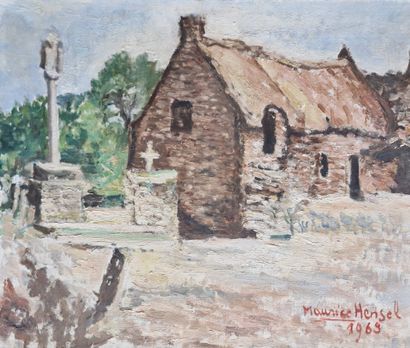 HENSEL Maurice (XX-XXI) 
Church in Brittany,...