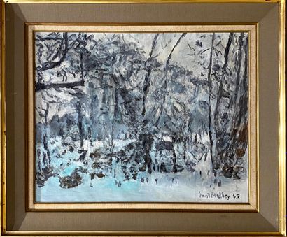 MATHEY Paul (1891-1972)
Paysage de neige,...