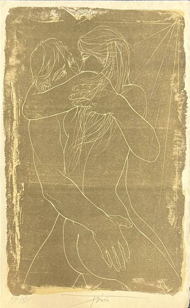 TRÉMOIS Pierre-Yves (1921-2020)
couple enlacé,...