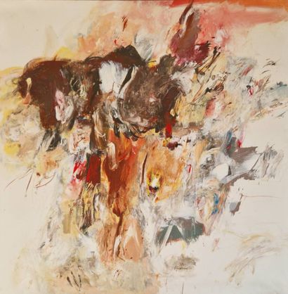 NIKOS (XXème)
Abstraction
Huile sur toile...
