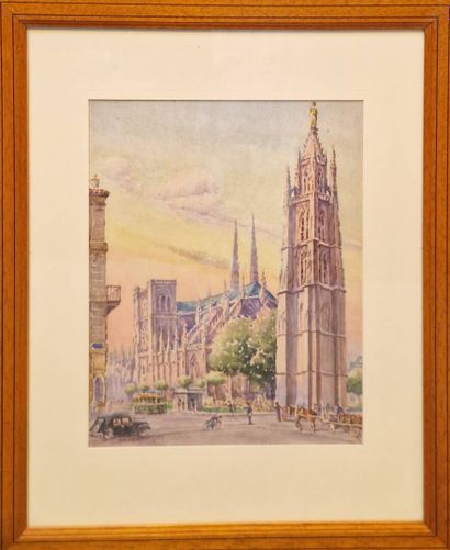 ARENDT Louis (1879-?)
La place Pey-Berland,...