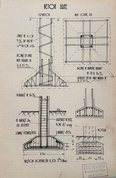 ECOLE MODERNE - Dessin Ingénieur - Architecte...
