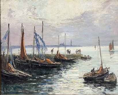 MODERN SCHOOL (XX)
Le Pouliguen, Brittany
oil...