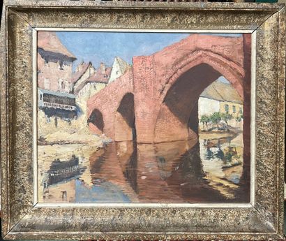 MUSELIER Amédée (1877-1949)
Pont rose
Huile...