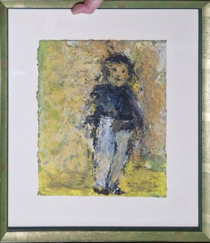 BOURASSEAU Robert (né en 1956)
Enfant 
huile...