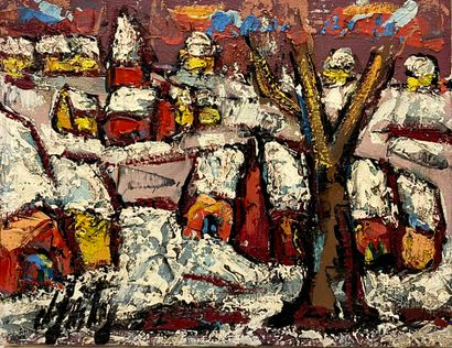 D'ANTY Henry Maurice (1910-1998)
Little snow
Oil...