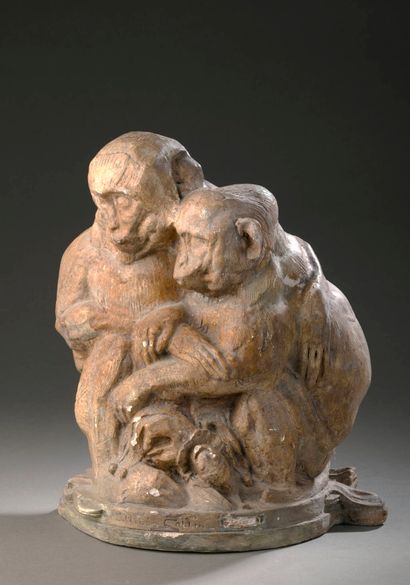 COLLIN Albéric, 1886-1962, 
Saltimbanques...