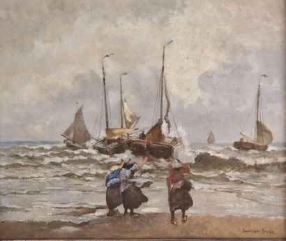GROBE German (1857-1938)
Departure to the...