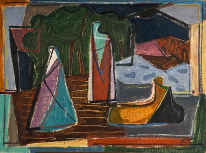KAHANA Aharon, 1905-1967
Trois figures dans...