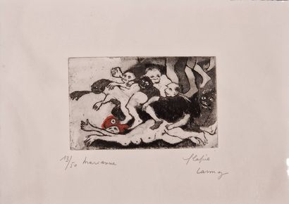 LANNOY René (né en 1932)
Marianne
Gravure,...