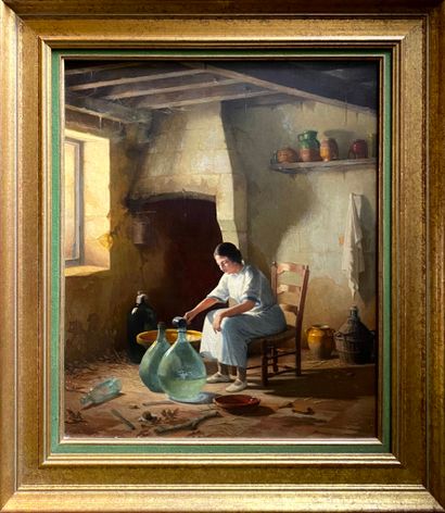 SCHNEGG Gaston (1866-1953)
Coin d'office...