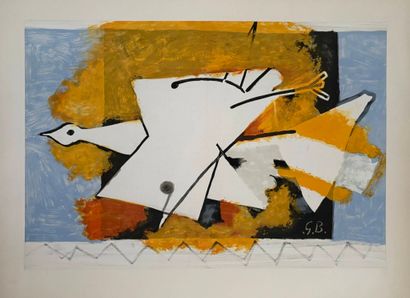 BRAQUE Georges, d'après 
L'oiseau jaune,...