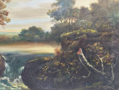 CAFARO Giuseppe (born 1936)
Landscape with...