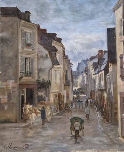 HERREMANS Lievin (1858-1931)
Street with...