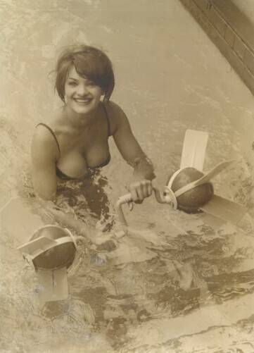 Pin-Up, Miss, actress, woman. Circa 1950-65....