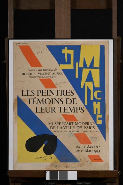 MATISSE Henri, 1869-1954,
Les peintres témoins...