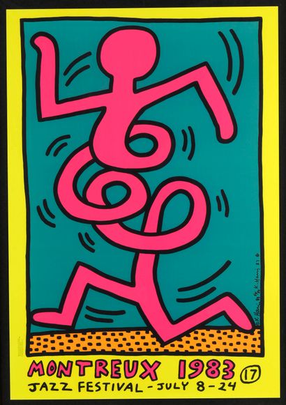 HARING Keith, d'après, 
Montreux Jazz festival,...