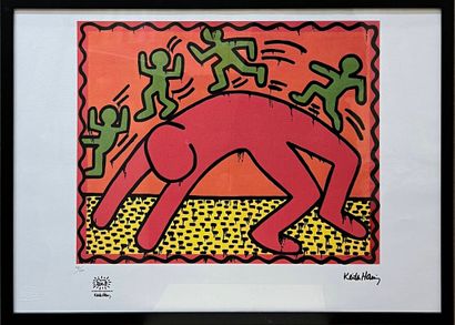 HARING Keith, d'après 
Sans titre, 
Reproduction...