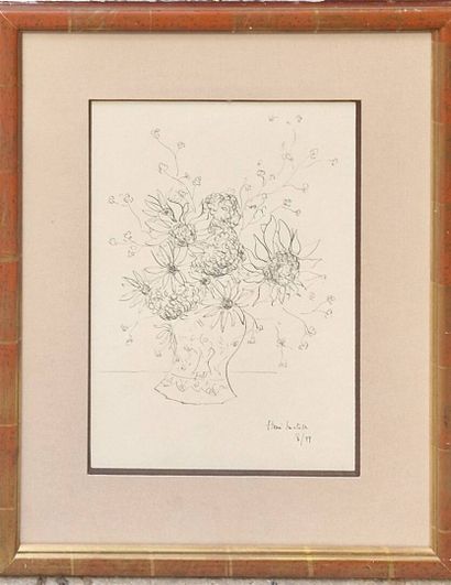 MATISSE Henri, d'après
Bouquet,
Lithographie...