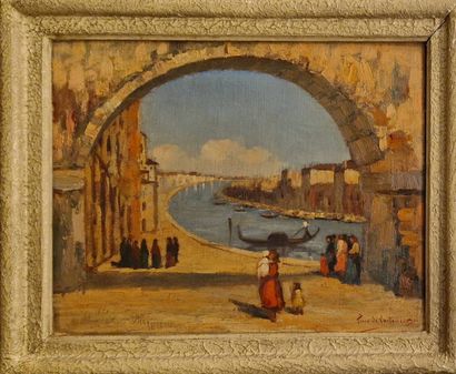 PESSINA DA CASTANEDO Pino (1911-1991)
Venise
Huile...