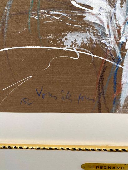 PECNARD Jacques, attribué à 
Vous êtes fous
Aquarelle...