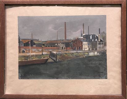 UTRILLO Maurice, d'après 
Le canal Saint...