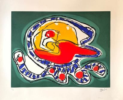 APPEL Karel (1921-2006)
tête montagne, 1976
lithographie...
