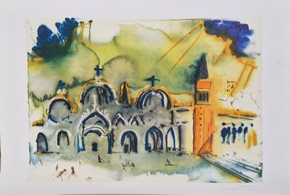 DALI Salvador, d'après
Venise
lithographie...