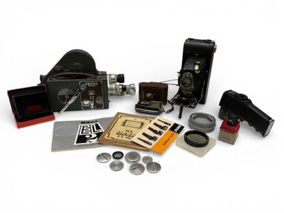 Ensemble de matériel photographique et cinématographique...