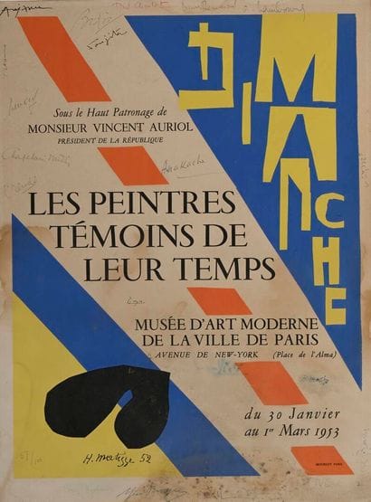 MATISSE Henri, 1869-1954,
Les peintres témoins...