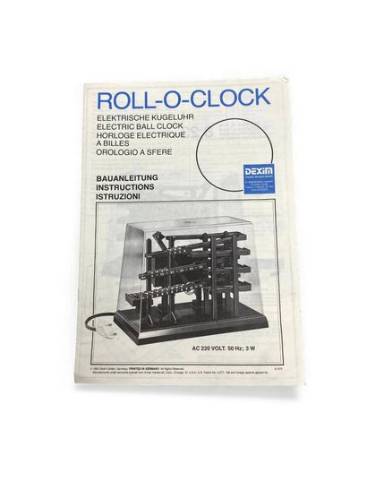 ROLL-O-CLOCK
Horloge électrique à billes,...