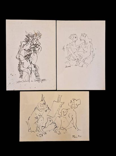 PAVLOVIC Zoran (1932-2006)
Scènes érotiques,...