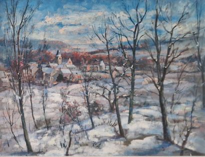 CHOTIAU Max (1881-1968)
Forest under snow...
