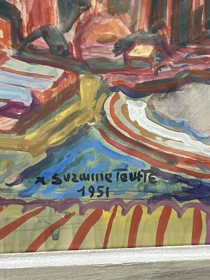 TOURTE Suzanne (1904-1979)
Landscape of the...