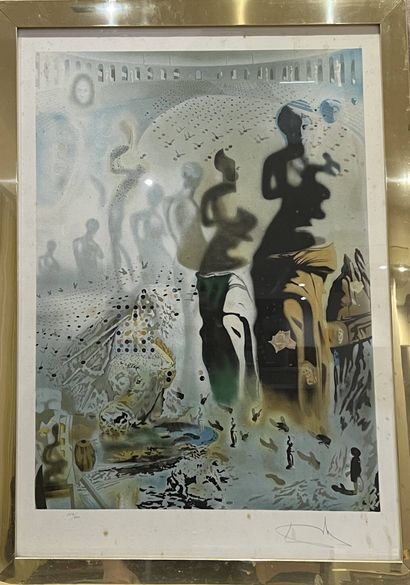 DALI Salvador, d'après 
Le torero hallucinogène,
lithographie...