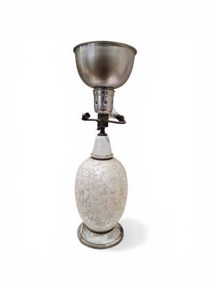 Raoul LACHENAL
Lampe de forme ovoïde en céramique...