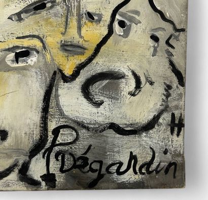 P. DEGARDIN H (XXe)
Les visages
Huile sur...