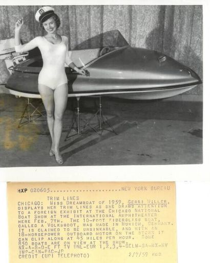 Pin-Up, Miss, actress, woman. Circa 1950-65....